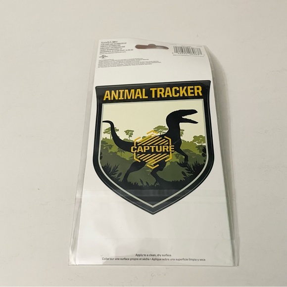 Jurassic World Animal Tracker Decal Sticker Dinosaur - Picture 6 of 13